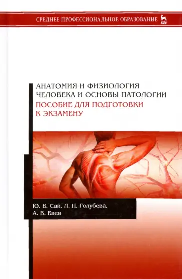 Сай, Голубева - Анатомия и физиология человека и основы патологии. Пособие для подготовки к экзамену. Уч. пособие обложка книги