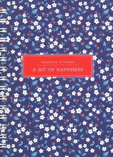 Блокнот 120 листов, 10*14 см, спираль "Joli, синий" (N1952) обложка книги