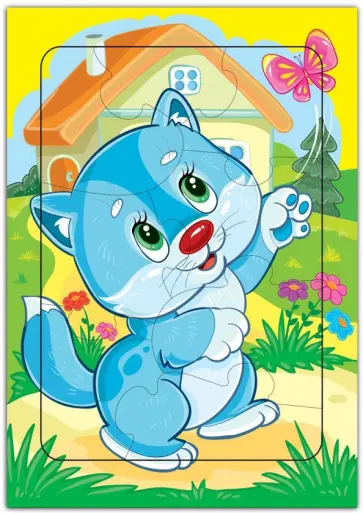 Развивающие рамки "Котик" (3818) обложка книги