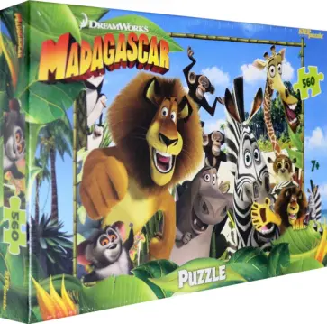 Мозаика puzzle-560 Мадагаскар - 3 обложка книги