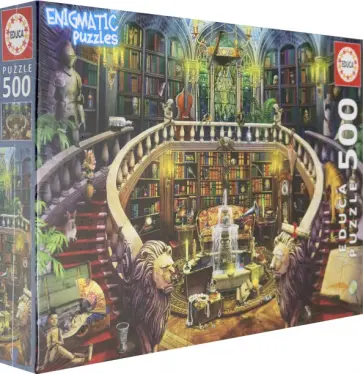 Загадочный пазл "Старая библиотека" 500 деталей (18479) обложка книги