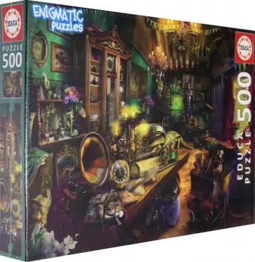 Загадочный пазл "Антикварный магазин" 500 деталей (18480) обложка книги