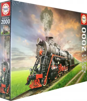 Пазл 2000 деталей "Советский поезд" (18503) обложка книги