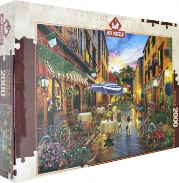 Пазл-2000 "Езда на велосипеде по Италии" (5475) обложка книги