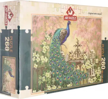 Пазл 260 деталей "Павлин" (4272) обложка книги