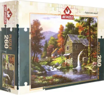 Пазл 260 деталей "Мельница" (4287) обложка книги
