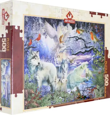 Пазл 500 деталей "Ледниковый лес" (5073) обложка книги