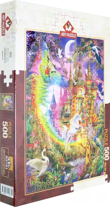 Пазл 500 деталей "Радужный замок" (5075) обложка книги