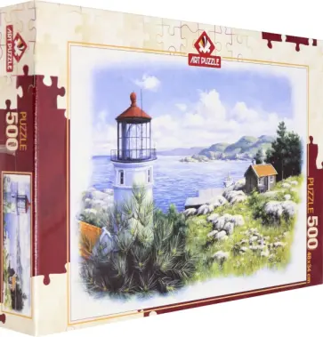 Пазл 500 деталей "Морской маяк" (5076) обложка книги
