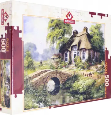 Пазл 500 деталей "Зеленая усадьба" (5080) обложка книги