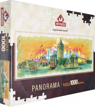 Пазл панорама 1000 деталей "Коллаж, Стамбул" (4477) обложка книги
