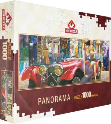 Пазл панорама 1000 деталей "Приглашение на ночь" (4647) обложка книги