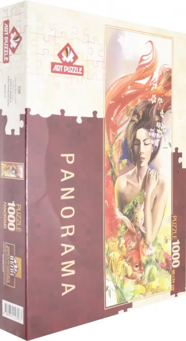 Пазл панорама 1000 деталей "Танцы с рыбками" (5346) обложка книги