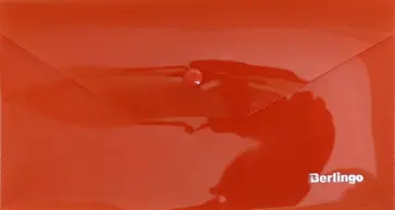 Папка-конверт на кнопке C6, красная (AKk_06303) обложка книги