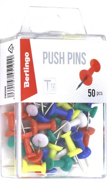 Кнопки силовые 50 штук, ассортимент (PN5000) обложка книги