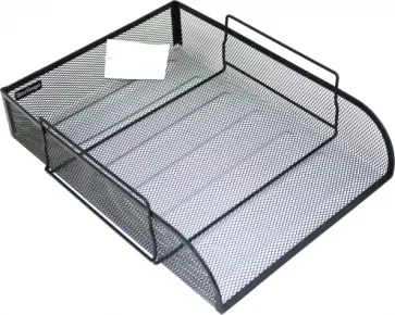 Лоток для бумаг, горизонтальный, "Steel&Style", черный (BMs_41012) обложка книги