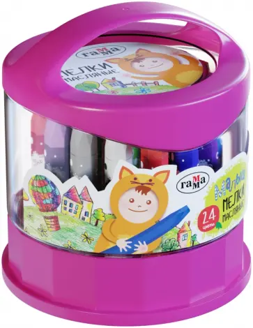 Мелки масляные "Малыш" (24 цвета) (051218_02) обложка книги