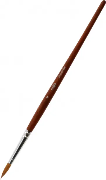 Кисть колонок № 04, круглая Кисть колонок № 04, круглая обложка книги