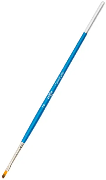 Кисть синтетика №02, плоская (280618.08.02) обложка книги