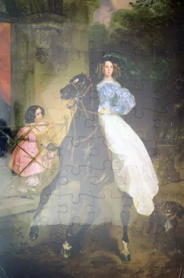 Пазл. Всадница. Художник К. Брюллов (60 элементов) Пазл. Всадница. Художник К. Брюллов (60 элементов) обложка книги