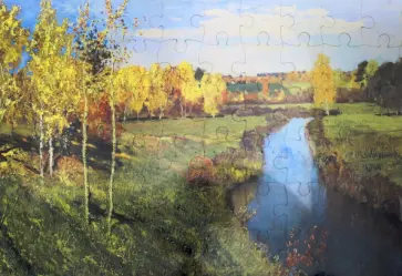 Пазл-60 "Золотая осень". Художник И. Левитан Пазл-60 "Золотая осень". Художник И. Левитан обложка книги