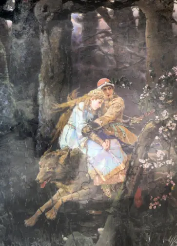 Пазл. Иван-царевич на сером волке. Художник В. Васнецов (60 элементов) Пазл. Иван-царевич на сером волке. Художник В. Васнецов (60 элементов) обложка книги