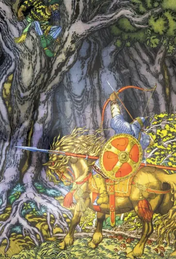 Пазл-60. "Илья Муромец и Соловей Разбойник". Художник И. Билибин Пазл-60. "Илья Муромец и Соловей Разбойник". Художник И. Билибин обложка книги