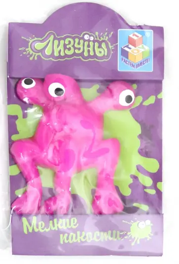Лизун одноцветный (12 видов в ассортименте) (Т52286) обложка книги