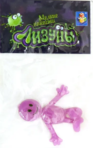 Лизун "Человечек" (6 см, в ассортименте) (Т58946) обложка книги