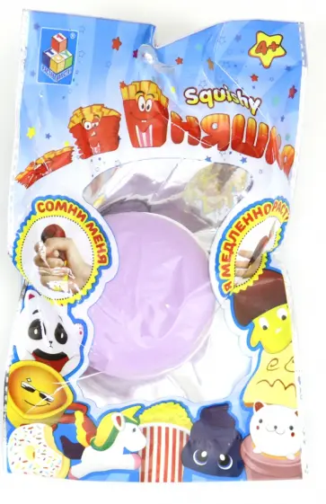 Игрушка-антистресс мммняшка squishy "Пирожное" (Т12475) обложка книги