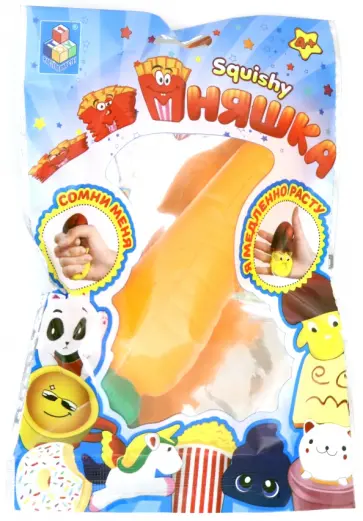 Игрушка-антистресс мммняшка squishy "Морковь" (Т12479) обложка книги