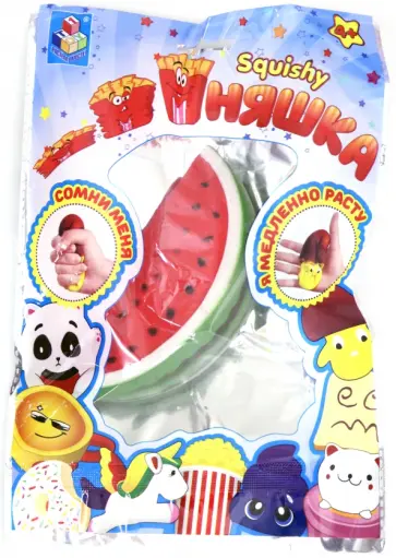 Игрушка-антистресс мммняшка squishy "Арбуз" (Т13902) обложка книги