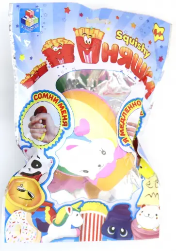 Игрушка-антистресс мммняшка squishy "Зайчик" (Т14692) обложка книги