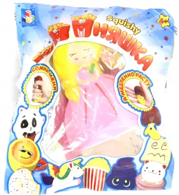 Игрушка-антистресс мммняшка squishy "Принцесса" (Т14695) обложка книги