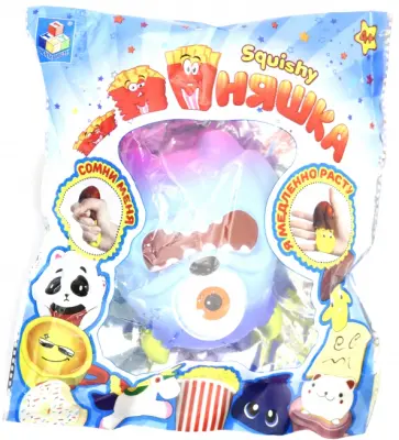 Игрушка-антистресс мммняшка squishy "Монстр" (Т14706) обложка книги