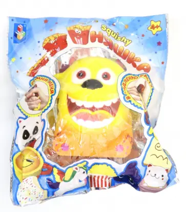 Игрушка-антистресс мммняшка squishy "Веселый монстр" (Т14708) обложка книги