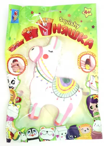 Игрушка-антистресс мммняшка squishy "Лама" (Т15857) обложка книги