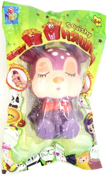 Игрушка-антистресс мммняшка squishy "Олененок" (Т15867) обложка книги
