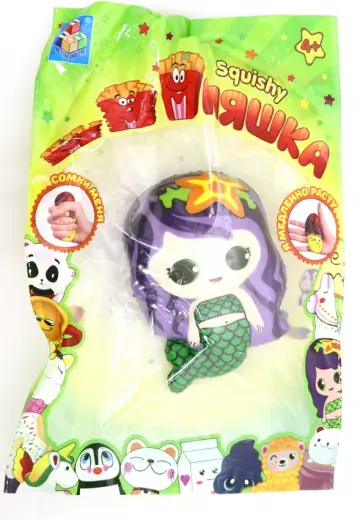 Игрушка-антистресс мммняшка squishy "Русалка" (Т15876) обложка книги