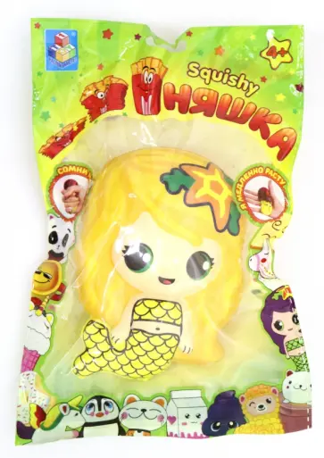 Игрушка-антистресс мммняшка squishy "Русалка" (Т15879) обложка книги