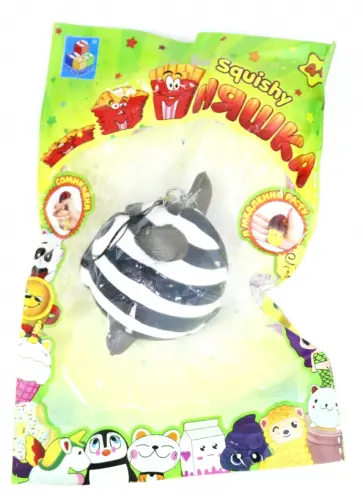 Игрушка-антистресс мммняшка squishy "Зебра" (Т15888) обложка книги