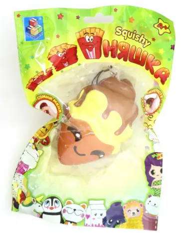 Игрушка-антистресс мммняшка squishy "Рожок" (Т15898) обложка книги