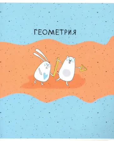 Тетрадь предметная Bunny (48 листов, А5, клетка) Геометрия (N2104) Тетрадь предметная Bunny (48 листов, А5, клетка) Геометрия (N2104) обложка книги