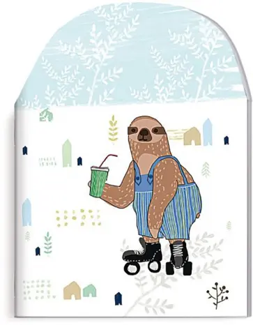 Блокнот "Ленивец" (32 листа, 120х170 мм, линия) (51201) обложка книги