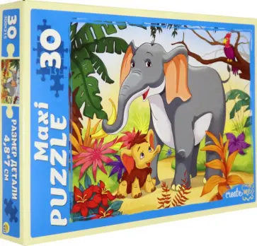 MAXI Puzzle-30 "Мультфильм № 1" (ПМ-3854) обложка книги