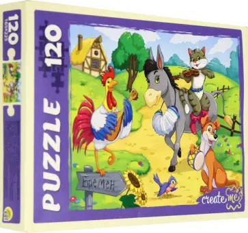 Puzzle-120 "Сказки из-за рубежа" (П120-1519) обложка книги
