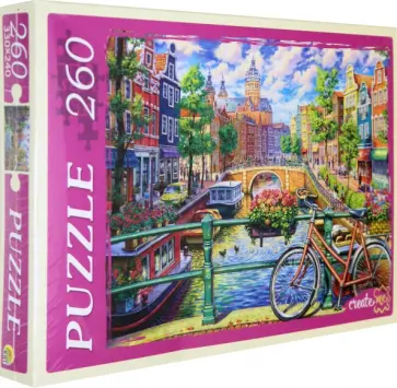 Puzzle-260 "Канал в Амстердаме" (П260-1778) обложка книги