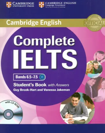 Brook-Hart, Jakeman - Complete IELTS. Bands 6.5-7.5. Student's Book with Answers (+CD) обложка книги