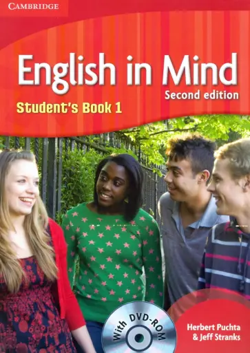 Puchta, Stranks - English in Mind Level 1 Student's Book with DVD-ROM обложка книги