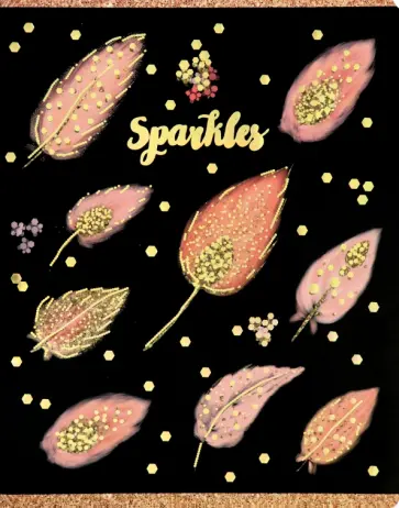 Тетрадь общая "Sparkles" (48 листов, А5, клетка, в ассортименте) (Т5ск48_тгф 8576) обложка книги